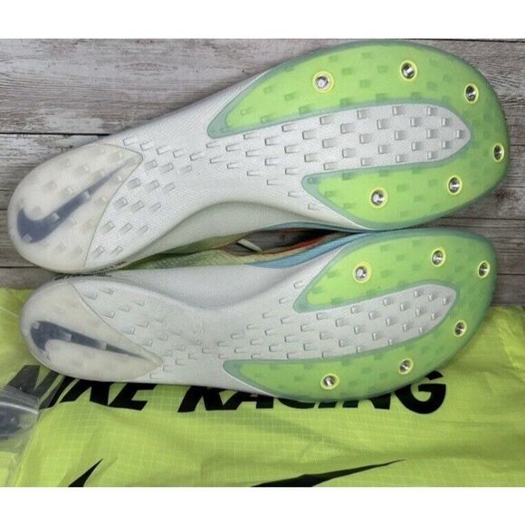 Nike Zoom Victory 5 XC Volt Hyper Vapor Spikes Men's Size US 14 NWOB AJ0847-701 - Picture 8 of 10